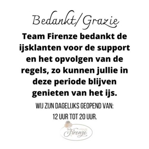 bedankt bedankt